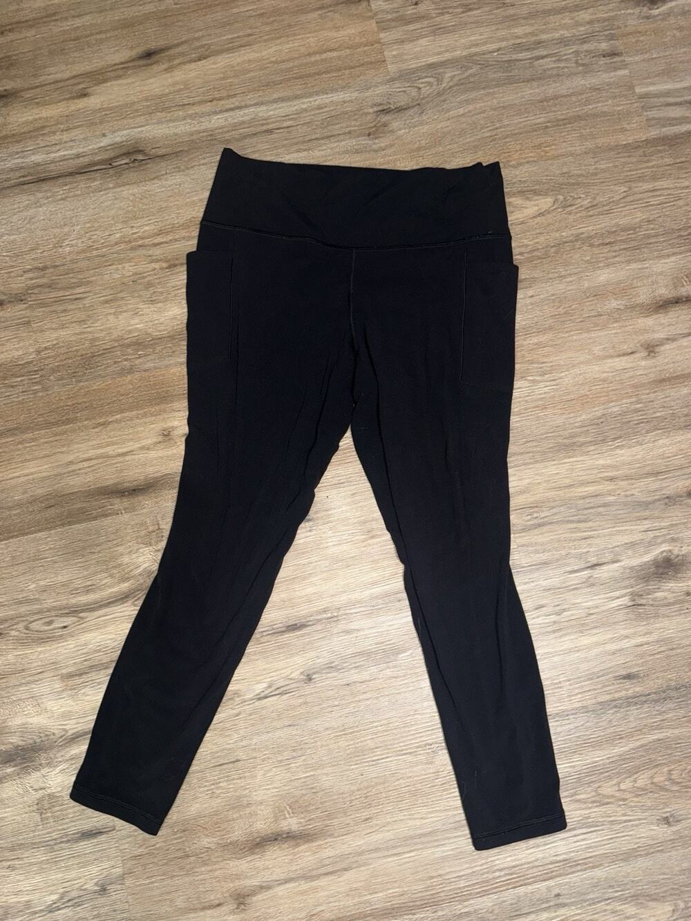 Athleta Salutation Stash Pocket II 7/8 Tight Leggings Black XL Tall XL/T Yoga